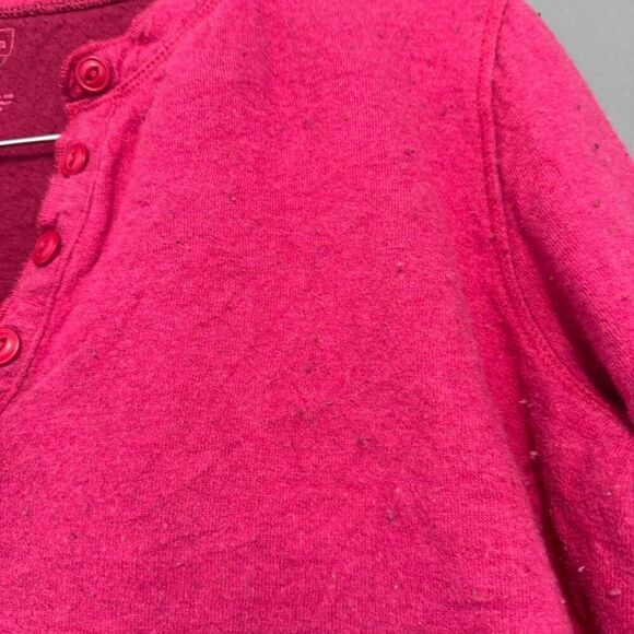 L.L.Bean Women’s Cotton Blend Henley Shirt Size Large Regular Preppy Outdoors - Picture 3 of 10